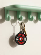 Weight Plate Keychain