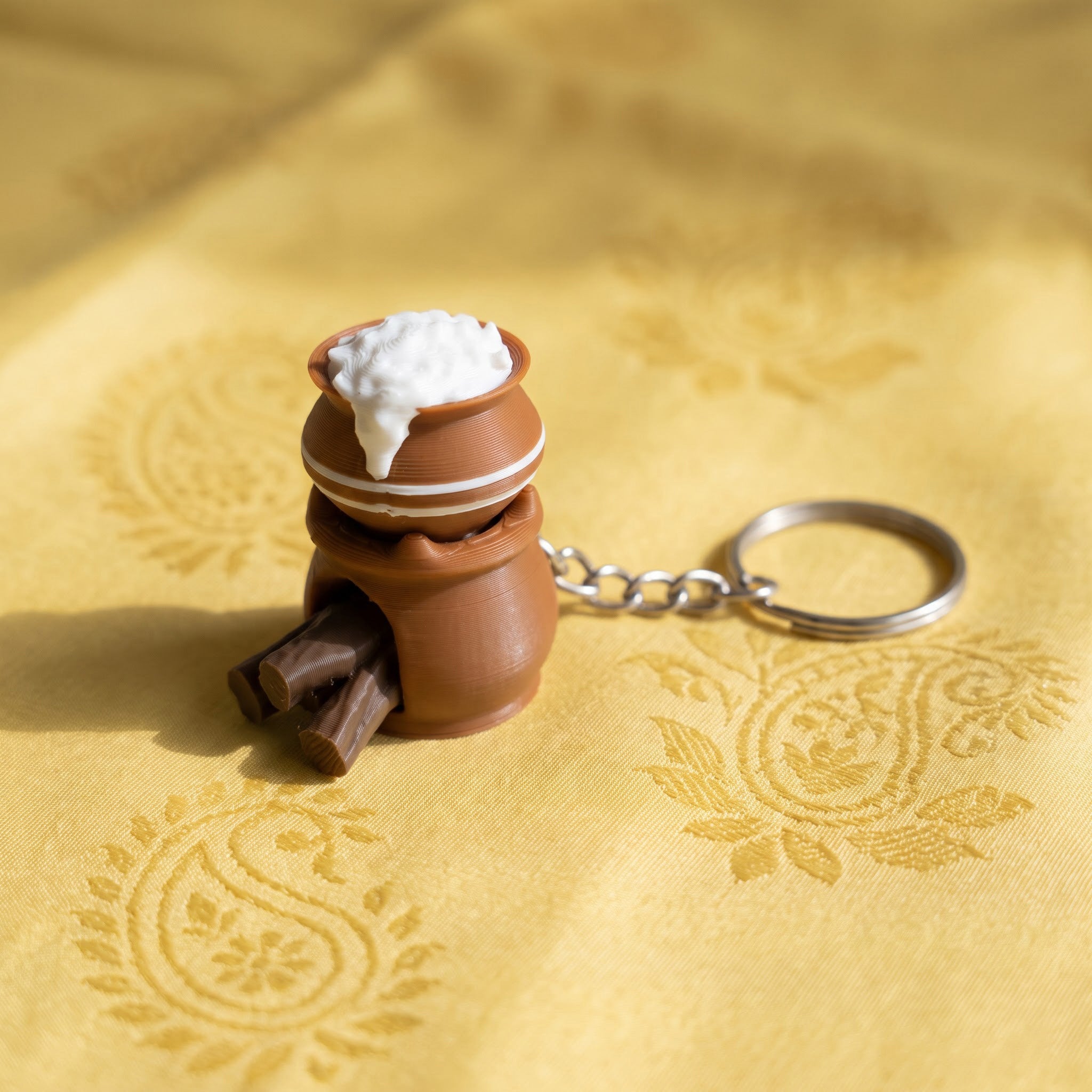 Pongal Panai Keychain (Pongal Pot)