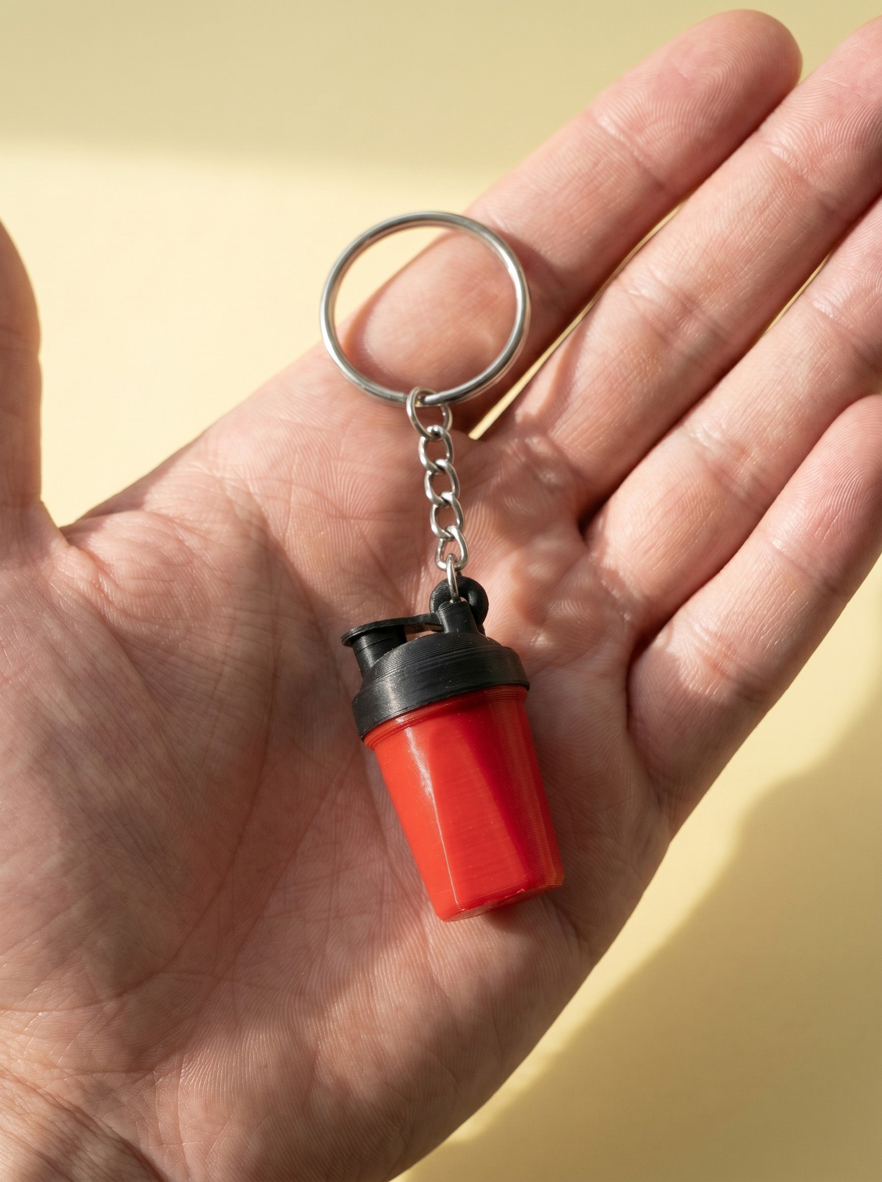 Protein Shaker Keychain