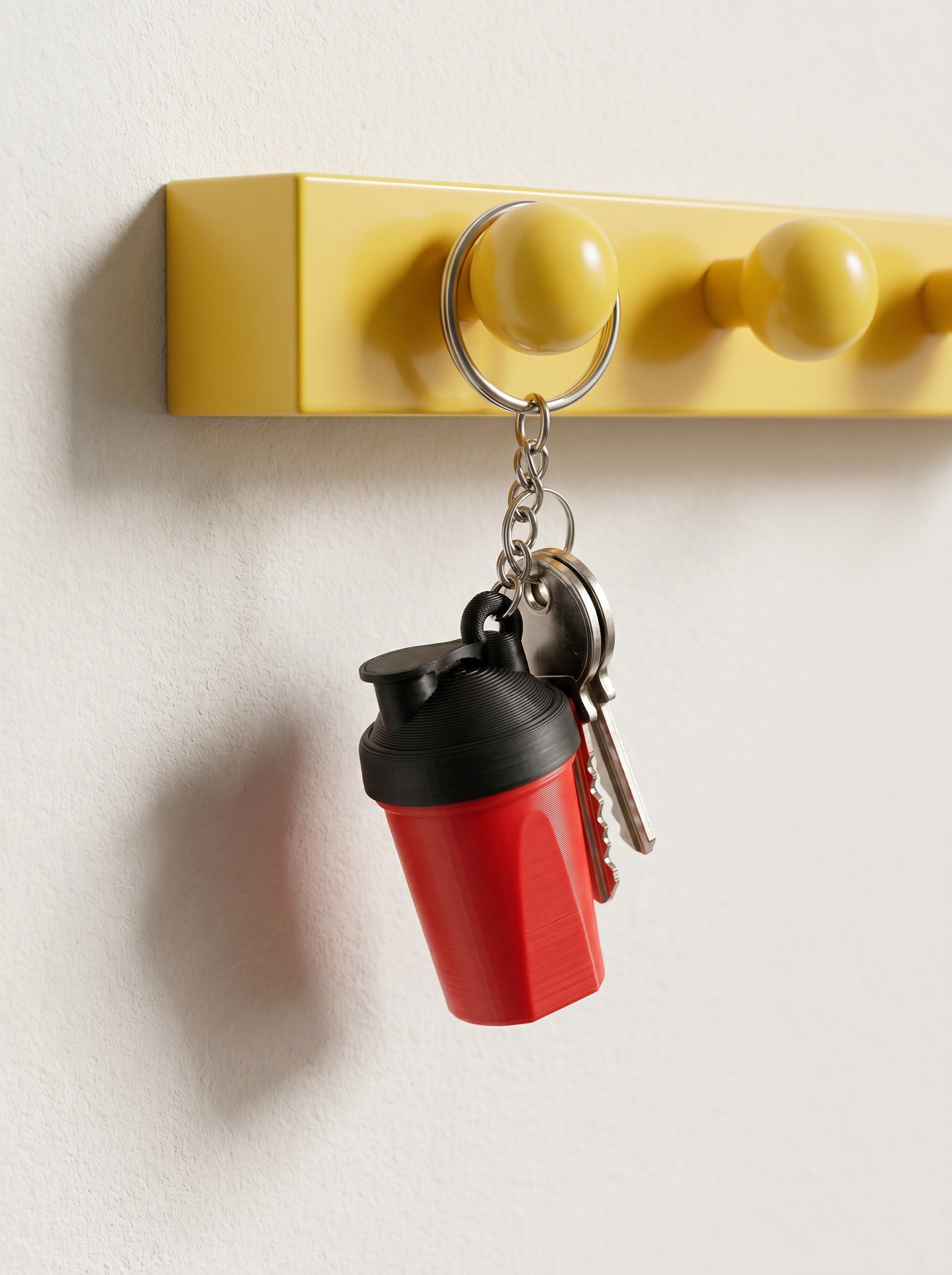 Protein Shaker Keychain
