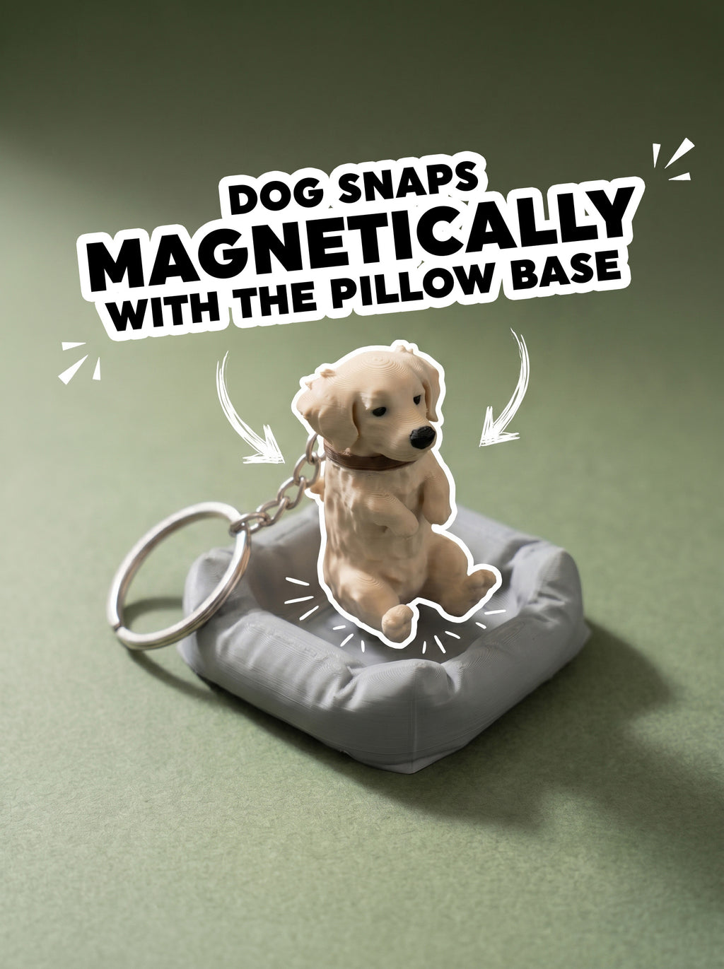 Puppy dog Keychain