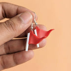 Red Flag Earrings