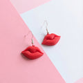 Red Lips Baddie Earrings