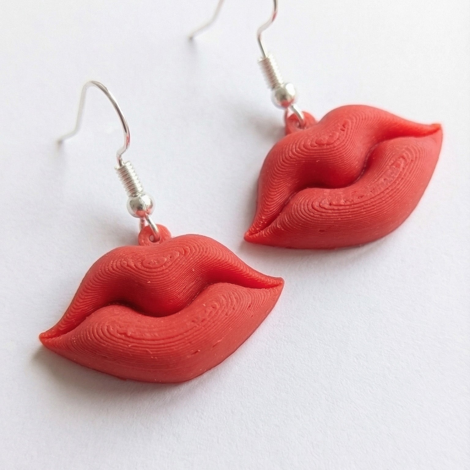 Red Lips Baddie Earrings
