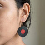 Retro Vinyl Earrings