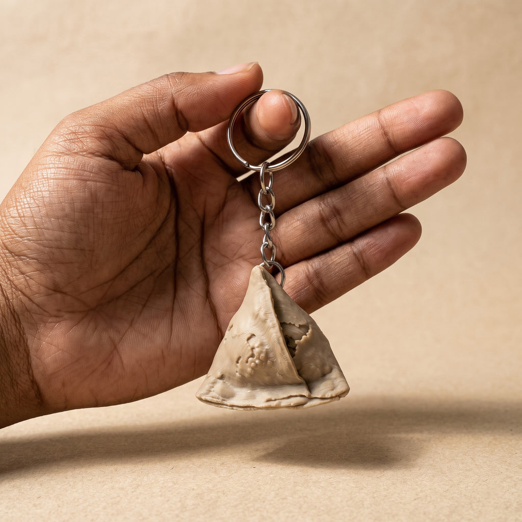 Samosa Keychain