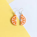 Slice Orange Earrings