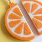 Slice Orange Earrings