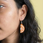 Slice Orange Earrings