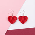 Woven Heart Earrings