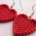 Woven Heart Earrings