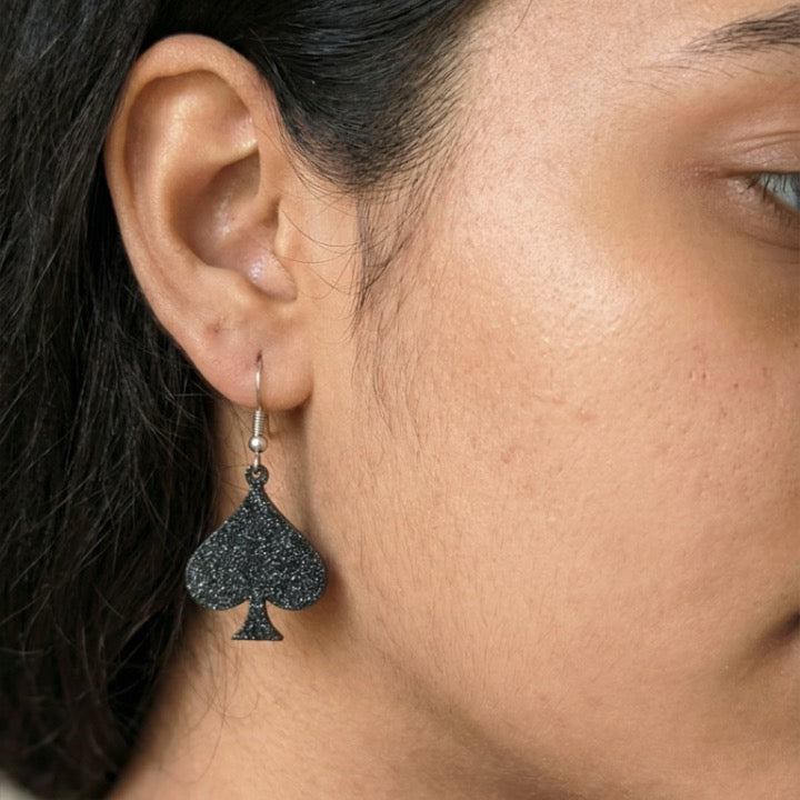 Ace Card Earrings