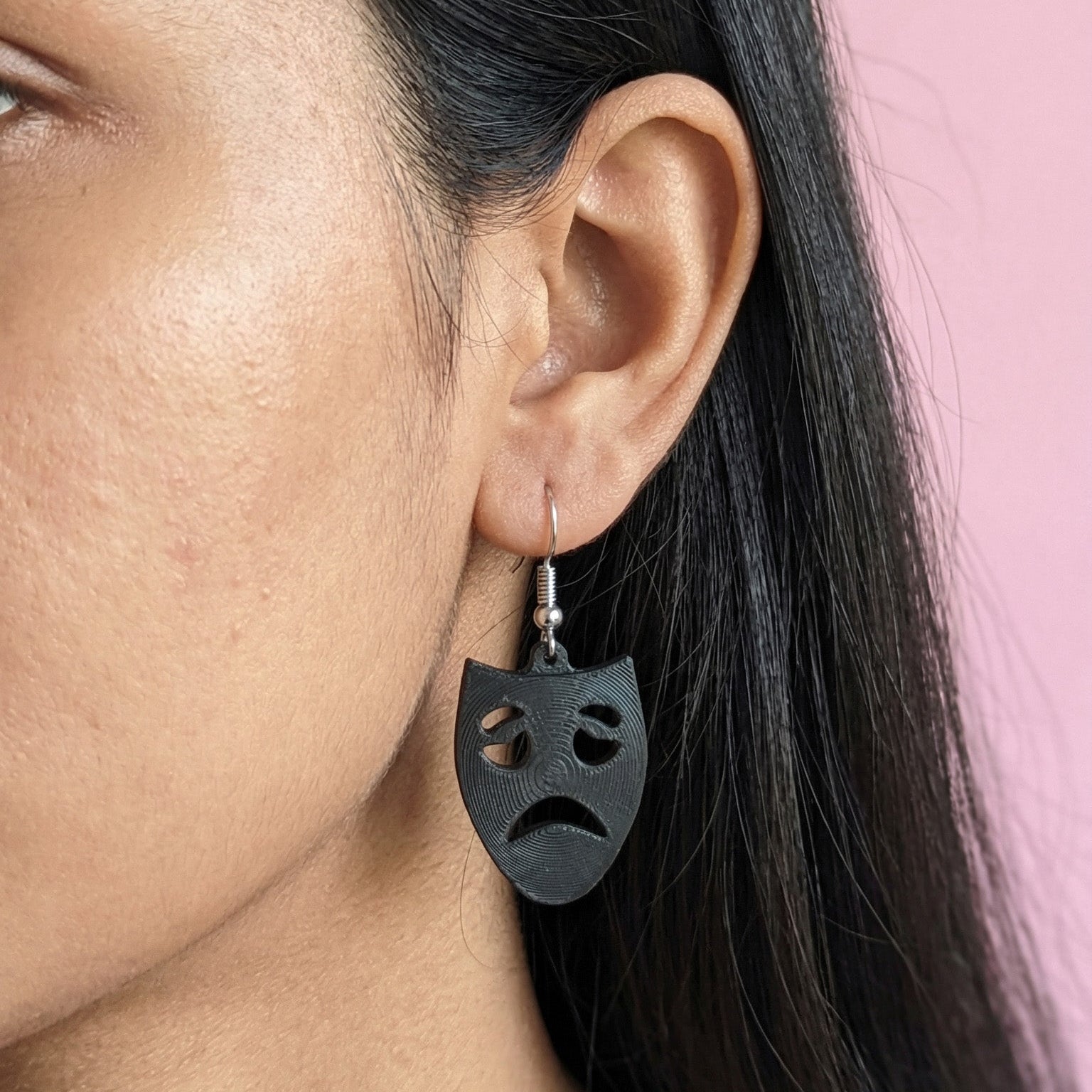Theatre Mask Earrings