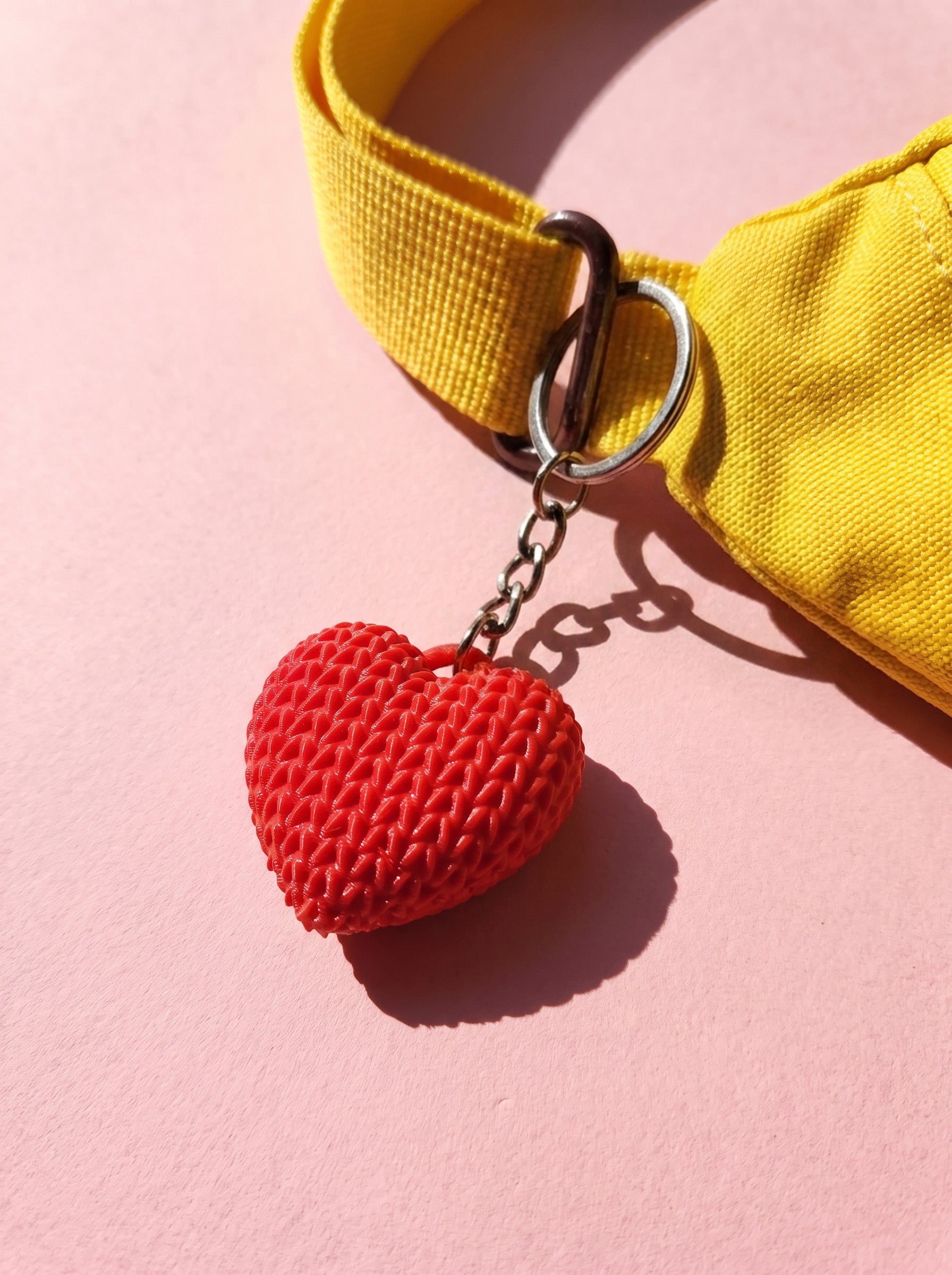 Woven Heart Keychain