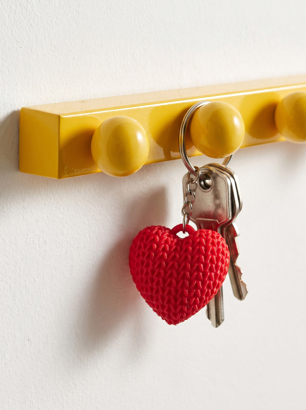 Woven Heart Keychain