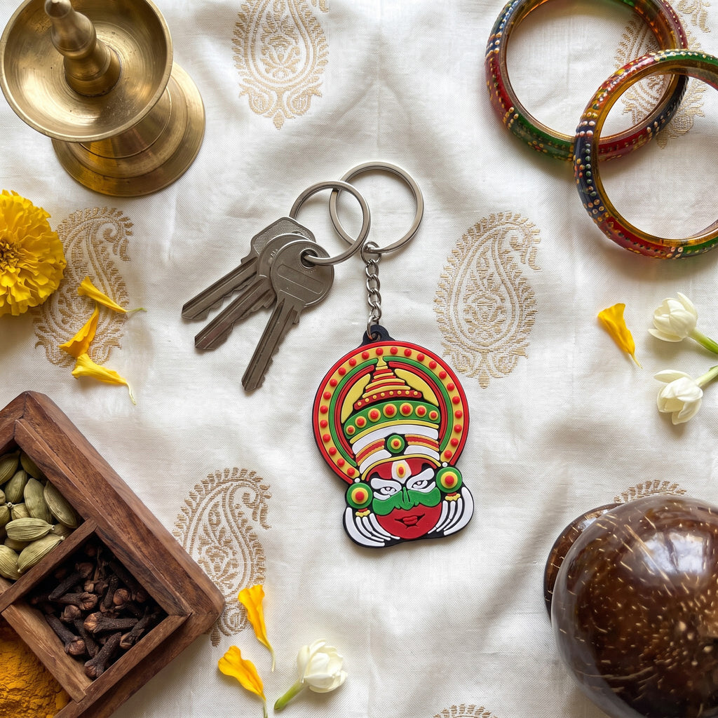 Yakshagana Face Keychain