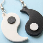Yin Yang Seperate Earrings