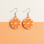 Orange Citrus Earrings