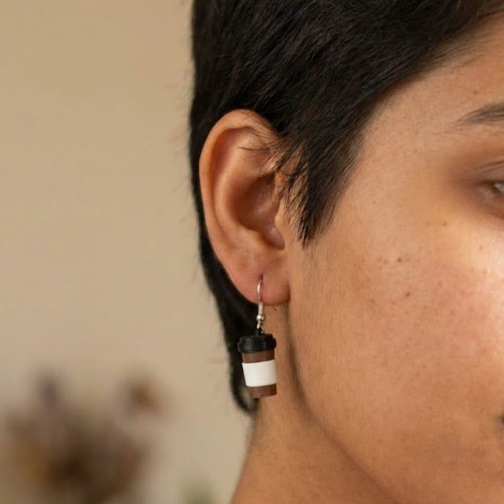 Coffee To Go Earrings