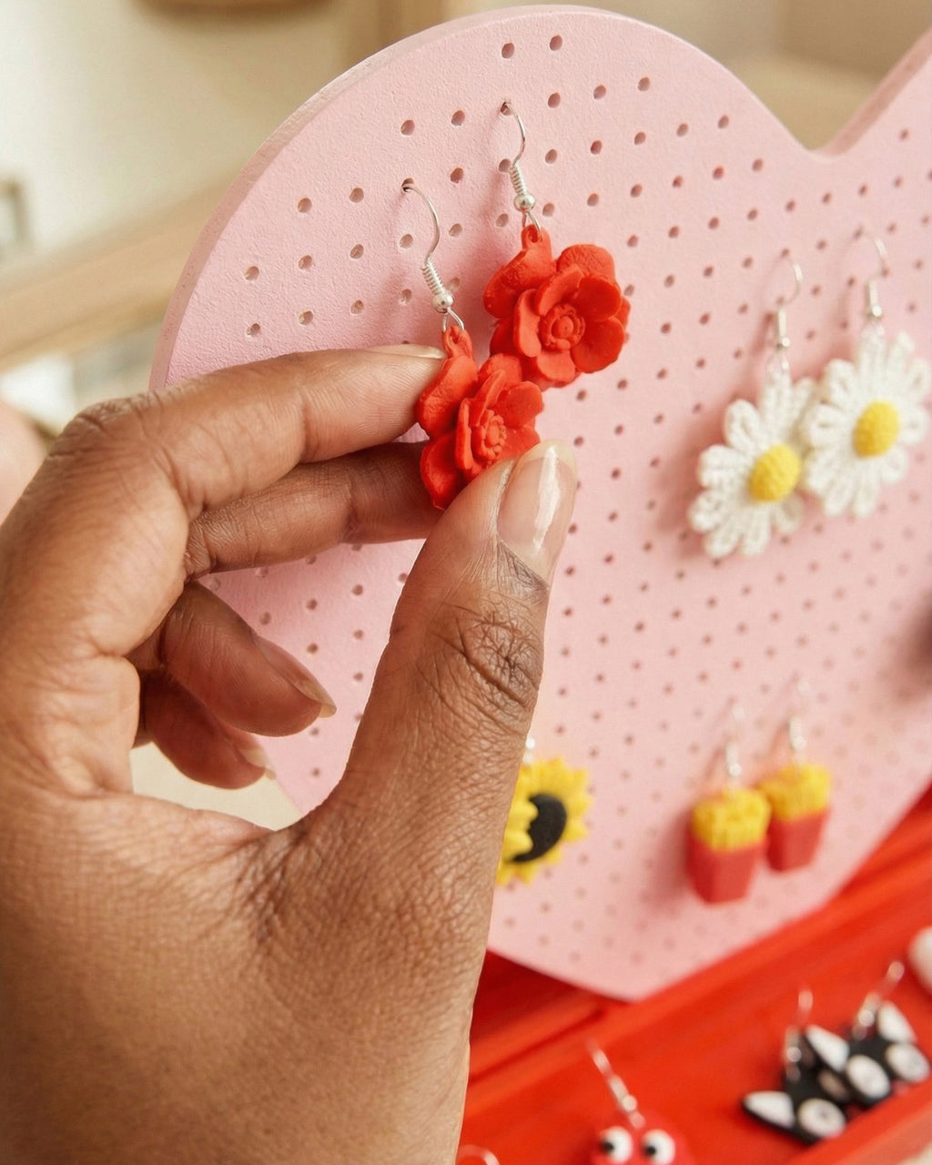 Heart Earring Stand